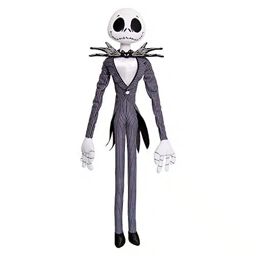 Just Play Tim Burton's Nightmare Before Christmas Inch Tall Jack Skellington Plush, Stuffed Toys for Kids