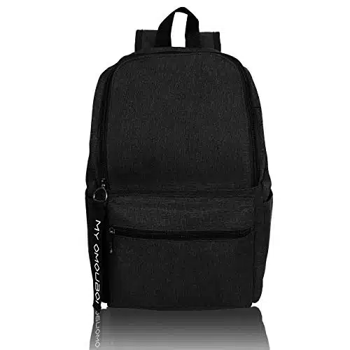 OMOUBOI Casual Backpack, Laptop School Travel Backpack for Women & Men, Superbreak Backpack Fits Tourism Business (Black)