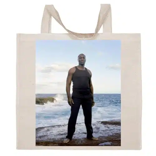 Adewale Akinnuoye Agbaje   Cotton Photo Canvas Grocery Tote Bag #IDPP