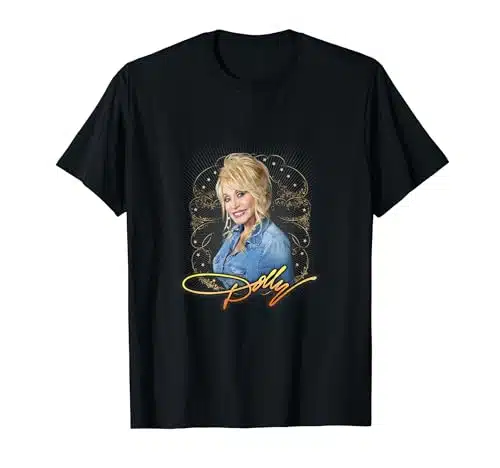 Dolly Parton Denim Smile T Shirt