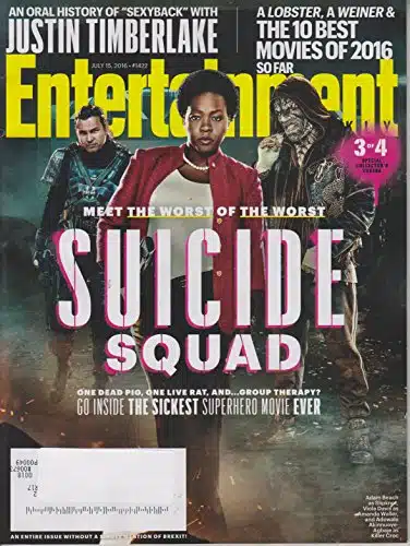 Entertainment Weekly July , Suicide Squad Cover (Adam Beach, Viola Davis, Adewale Akinnuoye Agbaje)