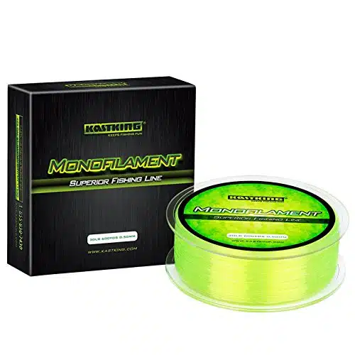 KastKing Premium Monofilament Fishing Line, Sunrise Yellow,Yds,LB