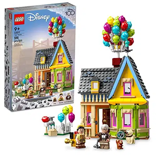 LEGO Disney and Pixar âUpâ House for Disney Celebration, Disney Toy Set for Kids and Movie Fans Ages and Up, a Fun Gift for Christmas for Disney Fans and Anyone who Loves Creative Play