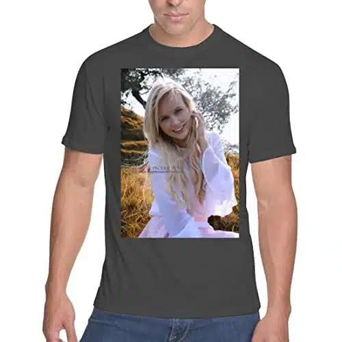 Middle of the Road Kimberley Crossman   Men's Soft & Comfortable T Shirt PDI #PIDP, Black, XXX Large