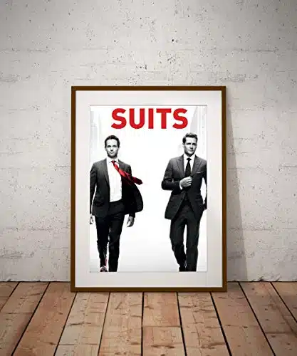 Print Compatible With Suits Harvey Specter Mike Ross Poster Wall Art Print Gift Poster Unframed Poster Print Printing Wall Decor Size   xxxx(L   x)