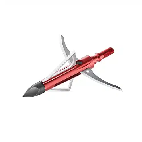 BLOODSPORT Gravedigger Extreme Blade Hunting Hybrid Mechanical Broadhead with Chisel Tip   Grains  Cutting Diameter  Pack