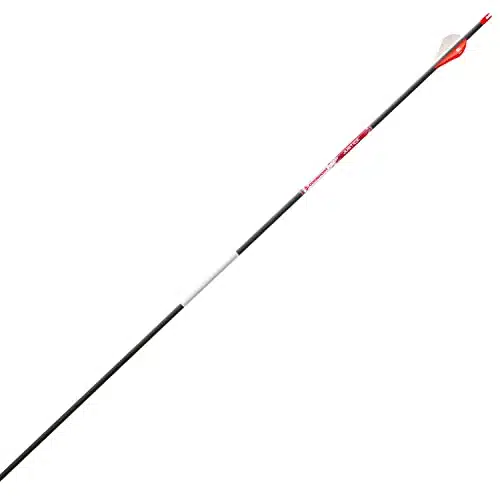 BLOODSPORT Justice Precise Durable Carbon Fletched Hunting Arrow for Compound Bow   Length, Small Diameter, Straightness, Pack, Spine