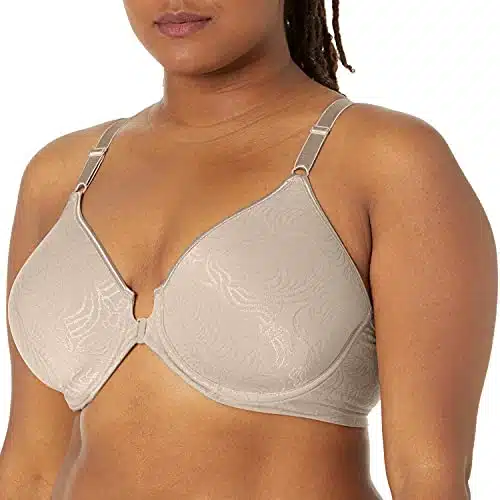 Bali Women's Comfort Revolution Front Close Shaping Underwire Bra, Warm Steel,C