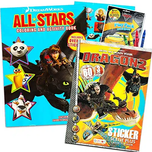 How to Train Your Dragon Ultimate Coloring and Activity Super Set    Coloring Books, Stickers, Crayons and Play Pack (Party Supplies)