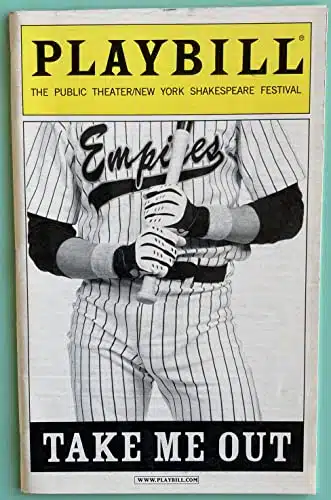 Playbill Take Me Out from the Off Broadway run starring Daniel Sunjata Denis O'Hare Frederick Weller Neal Huff Written by Richard Greenberg
