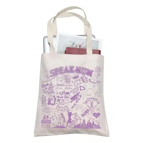 TOBGBE Album Ideas Gifts Singer Song Version Inspired Tote Bag Song Lyrics For Fan Music Lover Gift Singer Merchandise (SU Man)