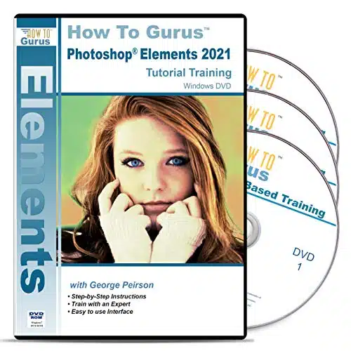 Training for Adobe Photoshop Elements from How To Gurus   DVDs Hours in Software Tutorials with Easy to Follow Videos plus Tips and Tricks