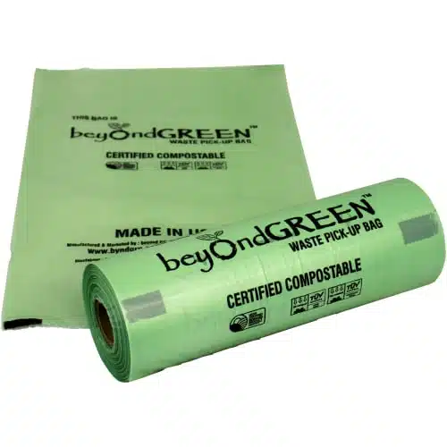 beyondGREEN Plant Based Dog Waste Bags for Park Dispenser   Bag Roll   in x in