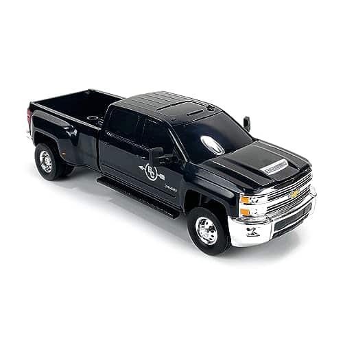 Big Country Toys Realistic Chevy Truck Toy & Trailer Hitch, Scale Farm Toys for Year Old Boys