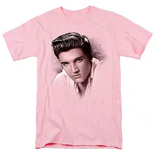 Elvis Presley King of Rock and Roll Music The Stare T Shirt & Stickers (XXX Large)