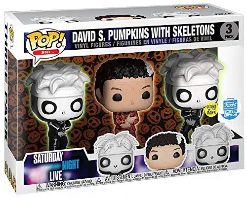 Funko POP! SNL David Simpon Pumpkins with Skeletons Glows in The Dark #Pack