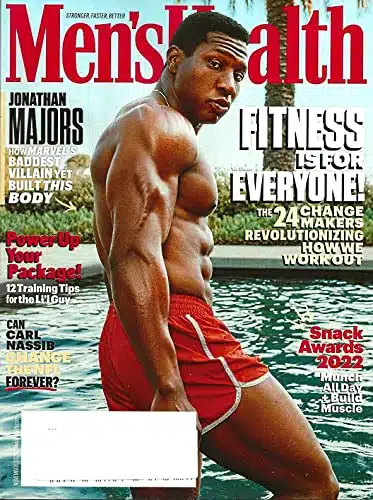 MEN'S HEALTH Magazine November ARVEL VILLAN JONATHAN MAJORS COVER