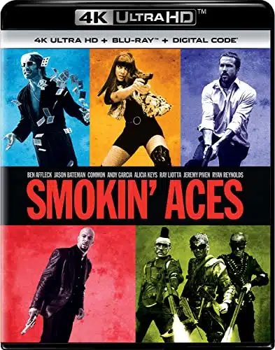 Smokin' Aces   K Ultra HD + Blu ray + Digital [K UHD]