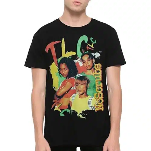 TLC   No Scrubs 's Vintage T Shirt XX Large Black