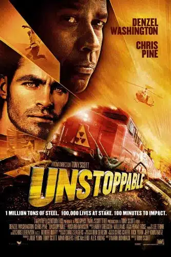 Unstoppable Movie Poster (x Inches   cm x cm) () Swiss Style B  (Denzel Washington)(Chris Pine)(Rosario Dawson)(Ethan Suplee)(Kevin Dunn)(Kevin Corrigan)