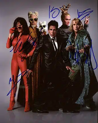 ZOOLANDER (Ben Stiller, Owen Wilson, Penelope Cruz, Kristen Wiig, & Will Ferrell) xCast Photo Signed In Person