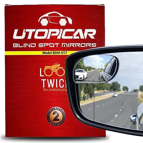 Blind Spot Convex Car Mirror Rear view  Rearview Mirror Accessories for Car Interior   Women and Men Use Our Automotive Blindspot Mirrors for Larger Image and Improved Traffic