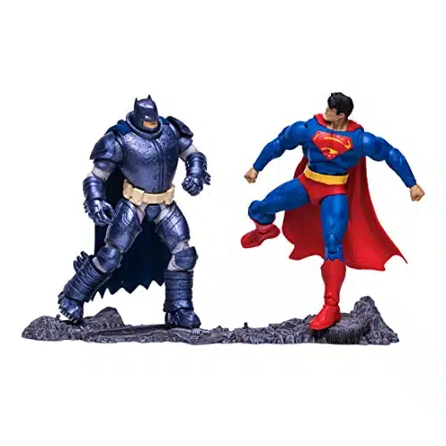 DC Multiverse Superman vs. Batman (The Dark Knight Returns) Action Figure Multipack