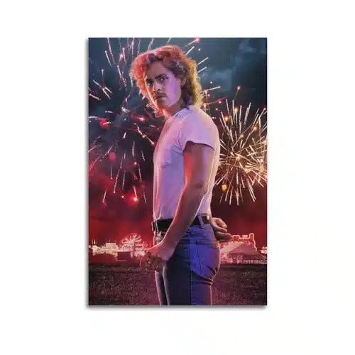 Dacre Montgomery Billy Hargrove Modern Canvas Painting Wall Art for Living Room Bedroom Bathroom Office Home Decor xinch(xcm) Unframe style