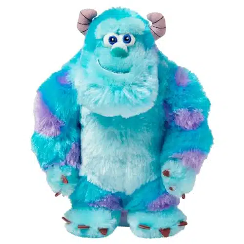 Disney Store Official Sulley Plush Toy   Soft Inch Cuddly Monster from Pixar's Monsters, Inc.   Iconic Blue & Purple Design   Perfect Collectible & Cozy Companion for Fans and