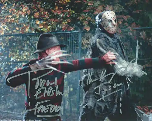 Freddy vs. Jason Robert Englund and Ken Kirzinger Signed Autographed xPhoto Reprint