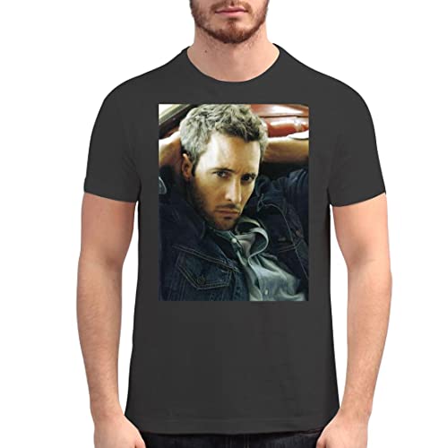 Harding Industries Alex Oloughlin   Men's Soft Graphic T Shirt HAI #G, Black, XXX Large