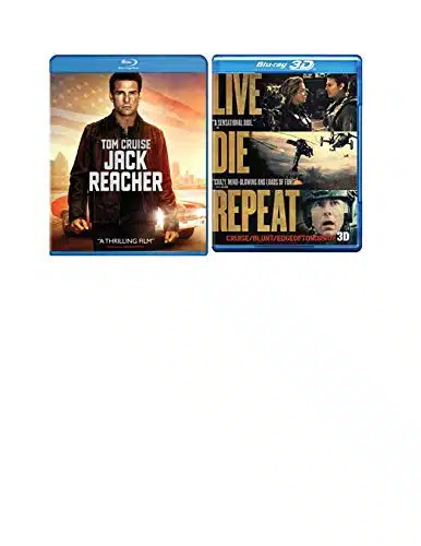 Two Movies Bundle Jack Reacher[blu ray], Live.Die.RepeatEdge of Tomorrow [blu ray] D