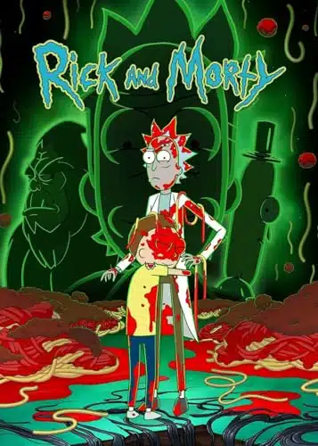 Da Bang Rick and Morty Season TV Poster size x(x(cm X cm) )