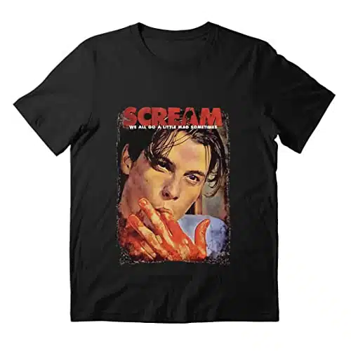 Unisex Shirts Scream Friends Movie Tee Billy Cotton Loomis Birthday Skeet Sleeve Ulrich T Shirt Gift for Men Women Multicolor