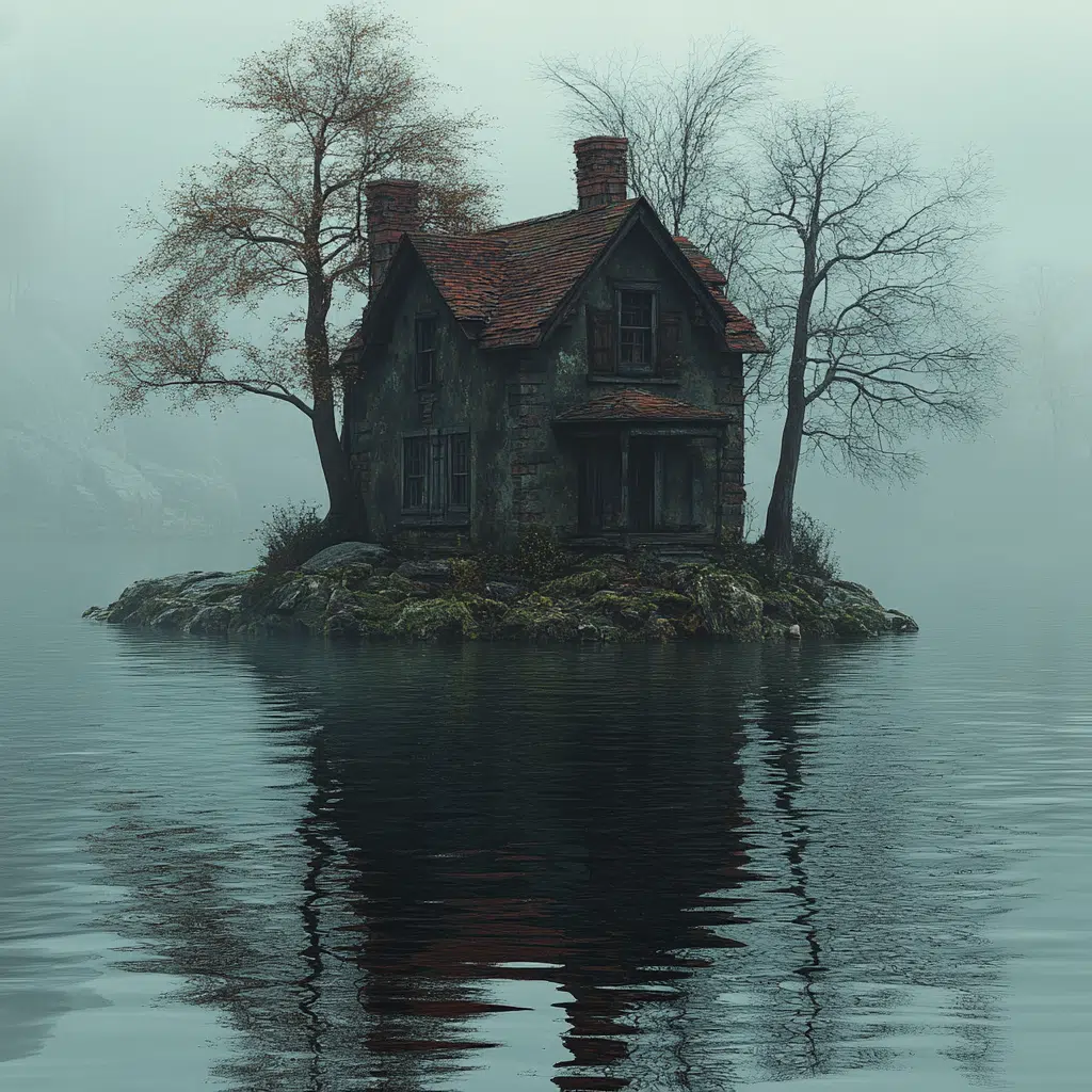 the house across the lake